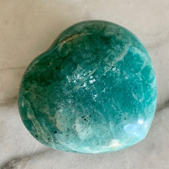 Amazonite Heart Duo - Picture 8 of 8